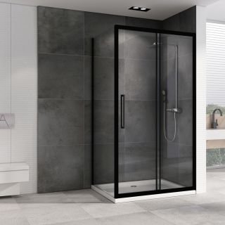 Душевой уголок ABBER Schwarzer Diamant 120x80см чёрный AG30120BH-S80B