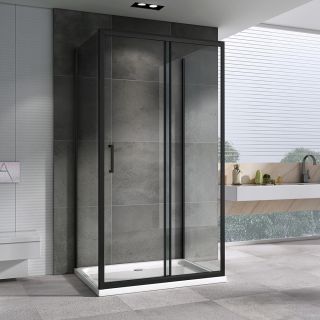 Душевой уголок ABBER Schwarzer Diamant 160x70см чёрный AG30160B-S70B-S70B