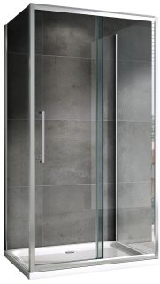 Душевой уголок ABBER Schwarzer Diamant AG30130H-S70-S70 130x70см хром