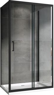 Душевой уголок ABBER Schwarzer Diamant 140x100см AG30140B-S100B-S100B