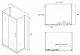 Душевой уголок ABBER Schwarzer Diamant 150x100см AG30150B-S100B-S100B
