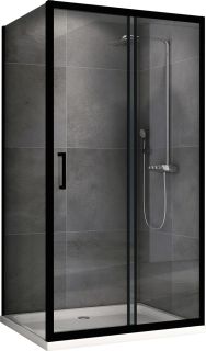 Душевой уголок ABBER Schwarzer Diamant 180x100см AG30180B-S100B