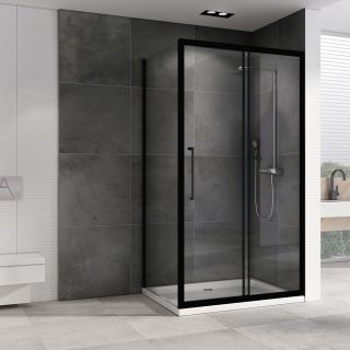 Душевой уголок ABBER Schwarzer Diamant 180x100см AG30180BH-S100B