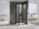 Душевой уголок ABBER Sonnenstrand AG04090B-S75B 90x75см чёрный