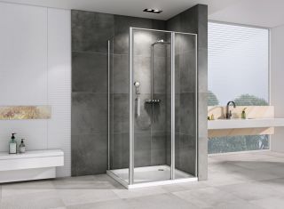 Душевой уголок ABBER Sonnenstrand 100x70см хром AG04100S-S70