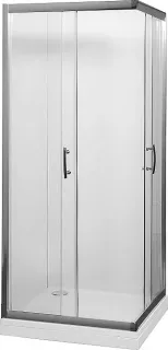 Душевой уголок Aquanet Alfa Cube NAA1142 185041 100x100 см стекло прозрачное профиль хром