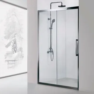 Душевая дверь Aquanet Delta NPE6121 183846 140 см стекло прозрачное профиль хром