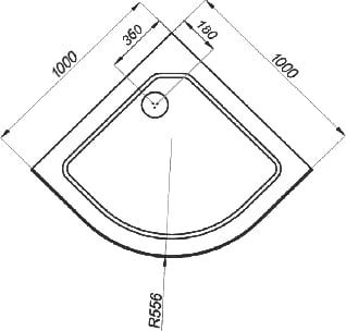 Поддон для душа Triton ПД6 Щ0000014391 100х100