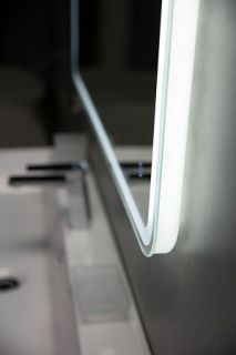 Зеркало BelBagno с LED-подсветкой и кнопочным управлением SPC-MAR-800-800-LED-BTN