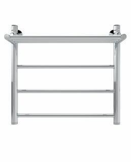 Полотенцесушитель водяной Indigo Line  LLSHW50-40P с полкой 50x40 см хром