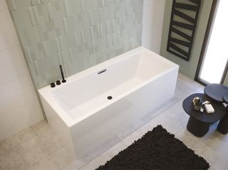 Акриловая ванна Riho Lugo Wall B159001005 180x80см белый