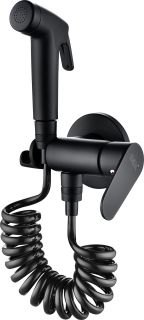 Гигиенический душ DQ Rhein Marx со смесителем чёрный DA1394585