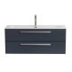 База под раковину Cezares подвесная с двумя выкатными ящиками, Grafito, 1000x457x500, ECO-CER-N-1000-2C-SO-GR-P