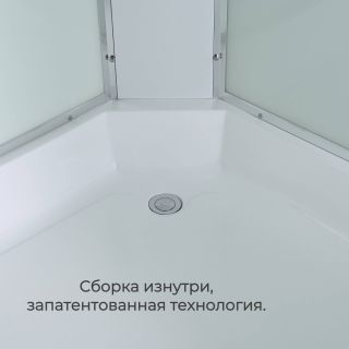 Душевая кабина EM3011NT без крыши прозрачная