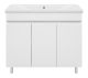 Напольная тумба под раковину Misty Енисей 100см белый