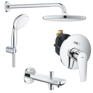Душевая система Grohe BauEdge 1000190 хром