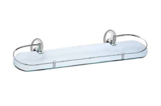 Полка стеклянная Haiba HB1607-1 хром