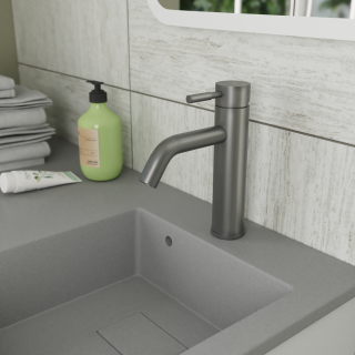 Смеситель для умывальника RUSH Melos (SUS1101-11Grey)