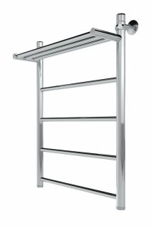 Полотенцесушитель водяной Indigo Line LLSHW70-50P с полкой 70x50 см хром