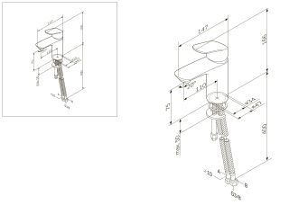 Смеситель Am.Pm Like F8093000 для раковины