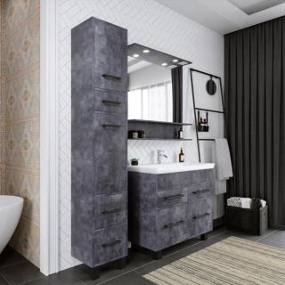 Тумба под раковину Бриклаер Чили 4627125415241 90 см цемент