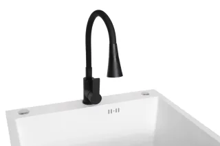 Смеситель для кухни Stella Polar Тулуза S3865-2 матовый черный