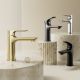 Смеситель для раковины Raglo R03.10.03 золотой сатин