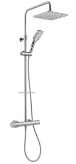 Душевая стойка с термостатом E.C.A. 102102490EX хром