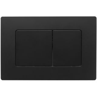 Кнопка смыва Veconi FLUSH V8, FLV8-B, 240х162х7, пластик, черный матовый