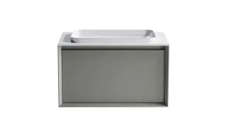 Тумба с раковиной Astra-Form Фрейм 4631177713767 70 см серый матовый