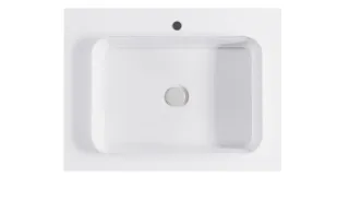 Тумба с раковиной Astra-Form Фрейм 4631177715297 80 см белый матовый