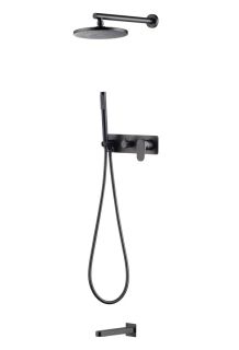 Душевой комплект Boheme Spectre 454-2-GM оружейная сталь