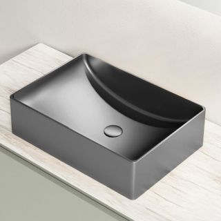 Раковина AltroBagno Futuro 001014 MtGr из нержавеющей стали сталь оружейная