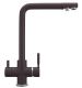 Смеситель для кухни Ulgran Quartz UQ-016-06 с дополнительным краном для питьевой воды трюфель