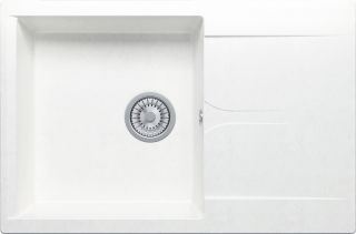 Мойка кухонная Polygran GALS-760 белый хлопок 473325