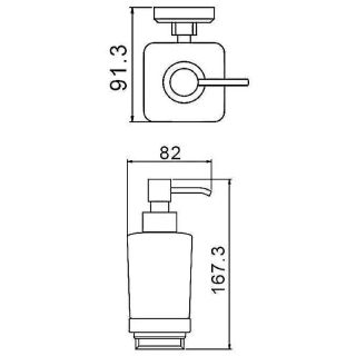 Дозатор для жидкого мыла Gappo G3827 хром