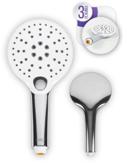 Лейка душевая (3 режима) Grocenberg GB33101 Белый хром