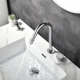 Смеситель для раковины Black&White Gravity 7108C хром