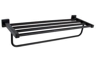 Полка для полотенец Haiba HB8924 чёрный матовый