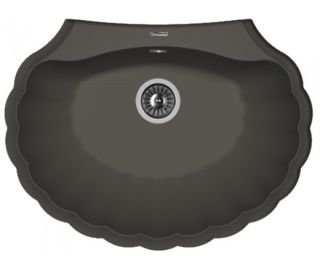 Кухонная мойка Florentina Гребешок антрацит