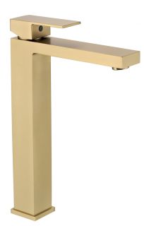 Смеситель для раковины Высокий Grocenberg GB3008MG Матовое золото