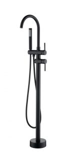 Смеситель напольный Groсenberg GB900 Черный матовый