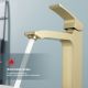 Высокий смеситель для раковины Raglo R01.15.03 золотой сатин