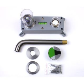 Смеситель для раковины встраиваемый Bronze de Luxe 9007GM-G, графит/зеленый