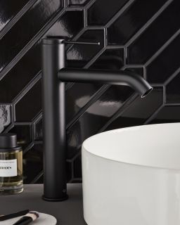 Смеситель для раковины Jacob Delafon Grands Boulevards E77959-4AND-BL чёрный матовый