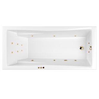 Гидромассажная ванна WHITECROSS Palace 0104.180080.100.SMART.GL 180x80 см Smart золото
