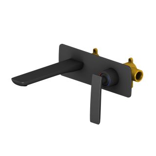 Встраиваемый смеситель для раковины Timo Helmi чёрный 4071/03SM