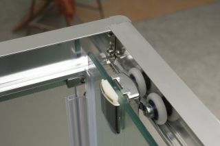 Душевой уголок квадратный, хром BelBagno UNO-195-A-2-80-C-Cr