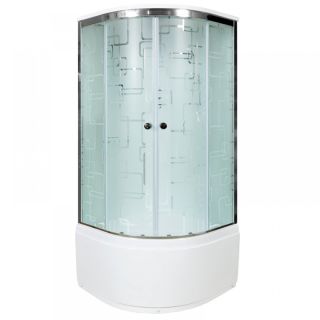 Душевая кабина Deto ЕМ4590 с гм. и эл. 90х90х220 см