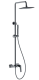 Душевая стойка Boheme Venturo 378-SGM антрацит глянец